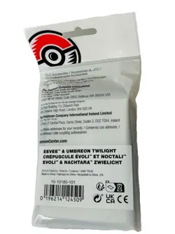Pokemon Center: Eevee & Umbreon Twilight Card Sleeves (65 Sleeves) - New/Sealed! - Image 2