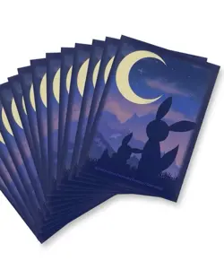 Pokemon Center: Eevee & Umbreon Twilight Card Sleeves (65 Sleeves) - New/Sealed! - Image 4