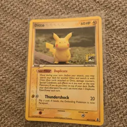 Pokemon Ditto Pikachu 63/113 PROMO 2005 San Diego Comic Con Card - Image 1