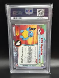 SQUIRTLE Pokemon Card - 2000 Topps Chrome - #7 - Pokemon T.V. Spectra - PSA 10 - Image 2