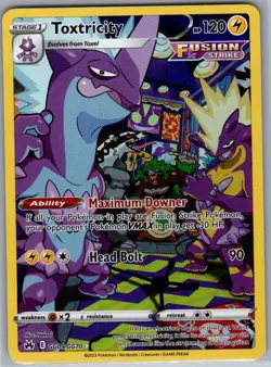 Toxtricity GG09/GG70 Crown Zenith: Galarian Gallery - Pokemon Card - NM - Image 1