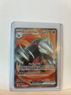 Excadrill ex 160/086 Full Art Ultra Rare Black Bolt Pokemon Card NM - Image 1