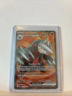 Excadrill ex 160/086 Full Art Ultra Rare Black Bolt Pokemon Card NM - Image 2