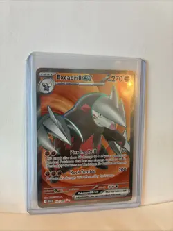 Excadrill ex 160/086 Full Art Ultra Rare Black Bolt Pokemon Card NM - Image 3