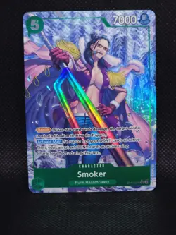 One Piece Card Game Royal Blood Smoker SR OP10-030 ALT ART Parallel English TCG - Image 1