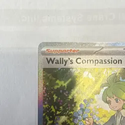 Pokemon Wally's Compassion 186/132 Illustration Rare Full Art Holo Card - Image 4