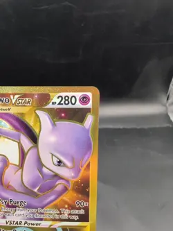 Pokemon Go TCG Mewtwo VSTAR Gold Secret Holo Card 086/078 - Image 3