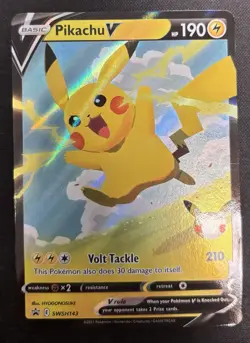 Pokemon SWSH: Sword & Shield Promo Cards #SWSH143 Pikachu V - Image 1