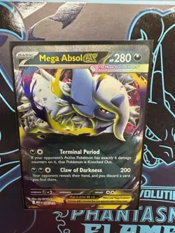 Pokemon TCG Mega Evolution Absol EX 086/132 Double Rare Card NM/M Condition - Image 1