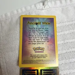 Ancient Mew Nintendo Holo Movie Promo 1998 Pokemon Card #1978 - Image 5