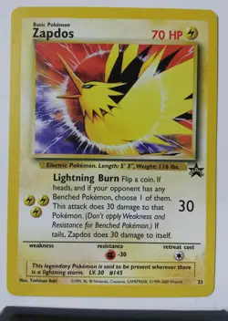 PROMO Zapdos # 23 - SEALED - NM / M - BLACK STAR - Pokemon Card $2 Flat Shipping - Image 3