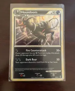 Pokemon TCG Houndoom 10/95 Call of Legends Holo Rare Card - Image 1