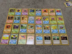 1999 Pokemon FOSSIL SET Unlimited Edition COMPLETE Uncommon Common Cards Lot NM - Image 1