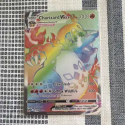 Pokemon Charizard VMAX 74/73 Champions Path Secret Rare Holo Vmax Card - Image 1