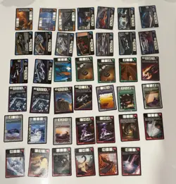Hot Wheels Acceleracers Collectible Card Game CCG 75 Card Lot Mixed Conditions - Image 1
