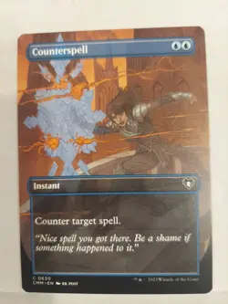 Counterspell (Borderless) Commander Masters Regular - Image 1