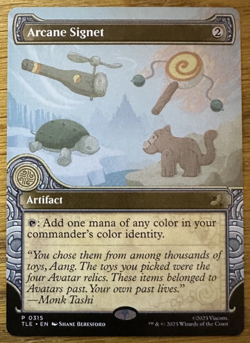 MTG: Avatar: The Last Airbender Eternal-Legal, Arcane Signet - Commander's Promo - Image 1