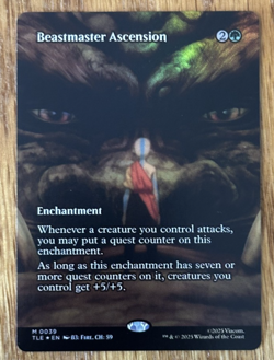 MTG Avatar: The Last Airbender Eternal-Legal, Beastmaster Ascension - Foil - Image 1