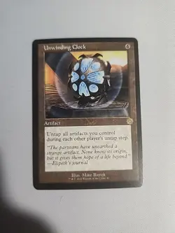 MTG Unwinding Clock Schematic the Brothers' War #124 Magic: The Gathering NM LP - Image 1