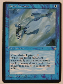 MTG Mystic Remora NM Ice Age Enchantment – Commander Staple - Image 1