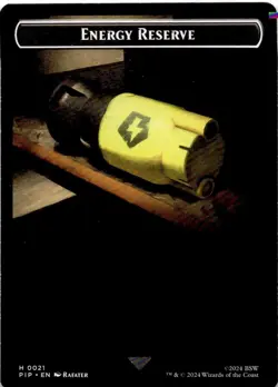 Energy Reserve // Clue Double-Sided Token [PIP - 21 // 11]Foil - Image 1