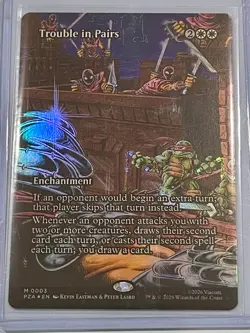 Trouble in Pairs (Borderless) Teenage Mutant Ninja Turtles Source Material Foil - Image 1