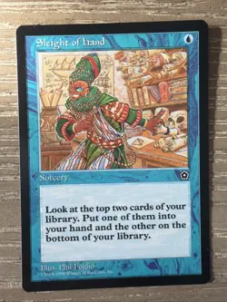 Sleight of Hand Portal Second Age NM MTG - Image 1