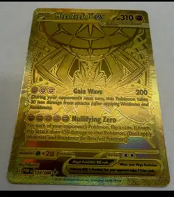 2026 Pokemon Perfect Order Mega Zygarde Ex 124/088 Gold Hyper Rare Mint - Image 2
