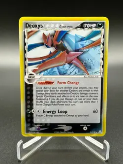 Pokemon TCG Deoxys (Delta Species) Attack Forme 3/110 Holo Rare Corner Issue - Image 1