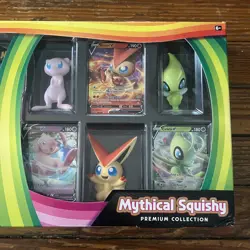 Nintendo Pokemon TCG Mythical Squishy Premium Collection Mew, Celebi, & Victini 820650809736 - Image 4