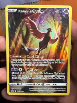 Galarian Articuno Promo SWSH282 Full Art Holo Pokemon TCG MP - Image 3