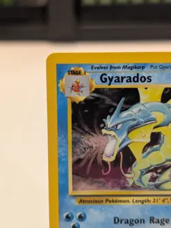 Pokemon TCG Gyarados Base Set Holo Rare 007/130 100 HP English Wizards 2000 - Image 3