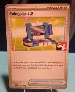 Pokegear 3.0 186/198 Prize Pack Series Pokemon Play! Mint Condition - Image 1