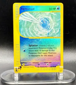 Remoraid 105/147 Reverse Holo Pokemon Aquapolis 2002 Wotc Vintage LP/NM - Image 2