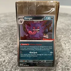 Pokemon TCG Gengar Perfect Order GameStop Stamp Sealed Promo - Image 1