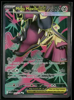 MEGA MAWILE EX 162/132 ULTRA RARE NM/M MEGA EVOLUTION POKEMON - Image 2