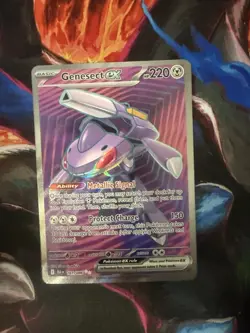 Pokemon Genesect EX 161/086 SV: Black Bolt Ultra Rare Full Art Holo Basic 220 HP - Image 1