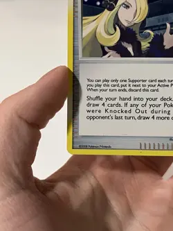 Pokemon Cynthia's Feelings 131/146 Miscellaneous Cosmos Holo Trainer 2008 - Image 2