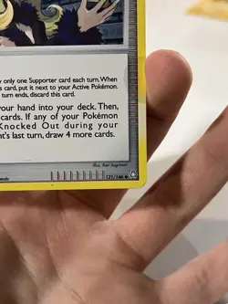 Pokemon Cynthia's Feelings 131/146 Miscellaneous Cosmos Holo Trainer 2008 - Image 5