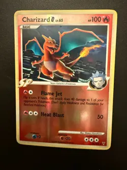 Pokemon REVERSE HOLO Charizard G Lv. 65 – Supreme Victors 20/147 – NM 2009 RARE! - Image 2