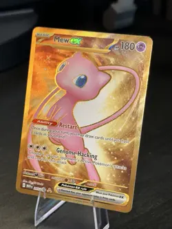 Pokemon SV151 Mew Ex Hyper Rare Gold 3 Star 205/165 - Image 3