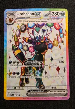 Pokemon TCG Umbreon EX 176 Black Star Promo NM - Image 1