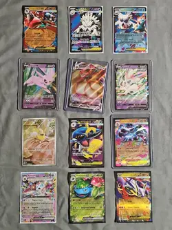 🔥 Eevee VMAX Sealed Promo! Charizard EX Pokemon Lot x12 Sylveon NM - Image 1