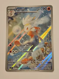 Raboot 147/142 Illustration Rare SV07: Stellar Crown Pokemon TCG Near Mint - Image 1