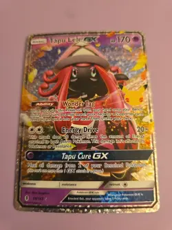 Tapu Lele GX 60/145 Ultra Rare 25th Anniversary Pokemon Celebrations NM/Mint - Image 1