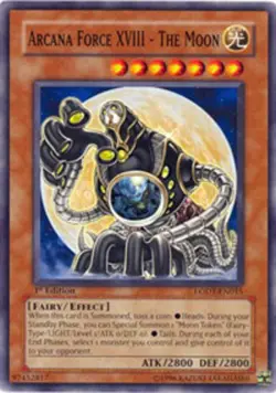 Arcana Force XVIII - The Moon - LODT-EN015 - Common - Unlimited Edition - Lightl - Image 1
