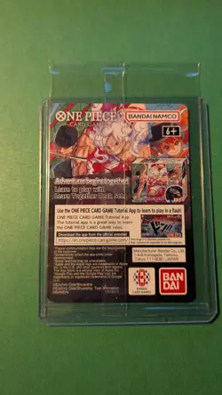 One Piece Monkey D. Luffy US Voyage College Basketball Promo Card Gonzaga SEALED - Image 2