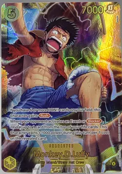 2026 One Piece Adventure on Kami’s Island Monkey.D.Luffy SEC OP15-119 NM - Image 1