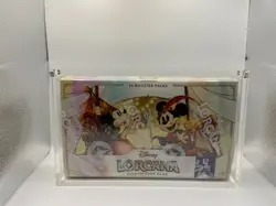 Disney Lorcana TCG: Fabled Booster Display Box SEALED w/acrylic case - Image 1