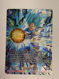 Vegeta FB09-045 Alternate Art Dual Evolution Dragon Ball Card English Fusion - Image 1